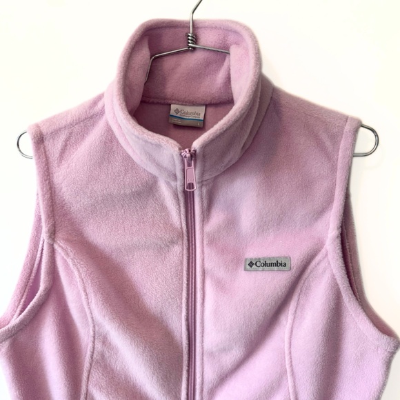 Columbia Benton Springs Fleece Vest Pink Size L - Picture 5 of 11